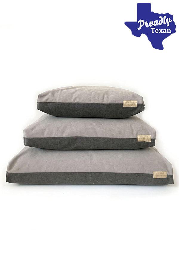 Major Darling Grey Stone and Moon Dust Dog Bed with Insert